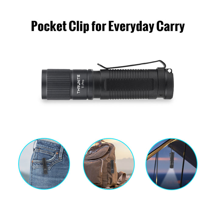 ThruNite Ti Pro EDC Mini Pocket Torch – 1012 Lumens, 127 Metres
