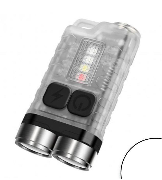SPERAS V3 Rechargeable 900 Lumen Multifunctional Keychain Torch - 100 Metres