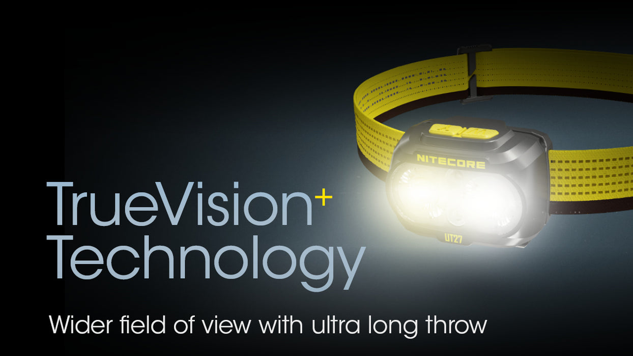Nitecore UT27 Pro Rechargeable Ultra Lightweight Elite Running Headlamp - 800 Lumens, 160 Metres