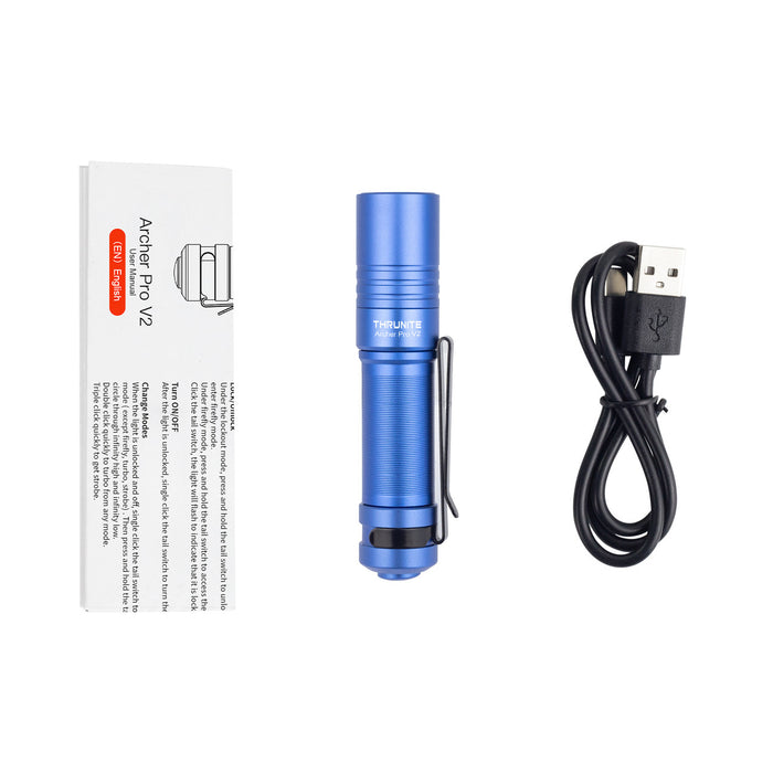 ThruNite Archer Pro V2 USB-C Rechargeable 950 Lumen Pocket Torch - 187 Metres