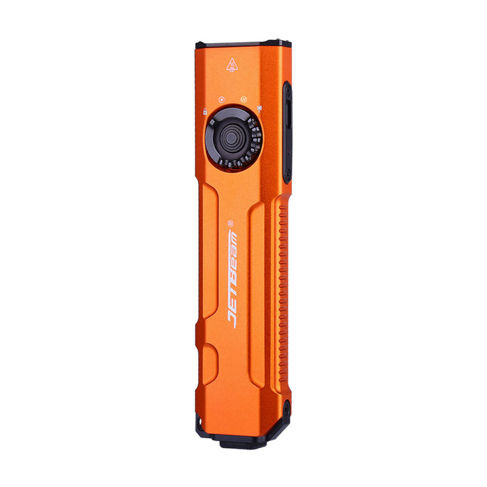 JETBeam E26-UV KUNAI Rechargeable Pocket Torch with 365nm UV and 5mW Green Laser - 2000 Lumens