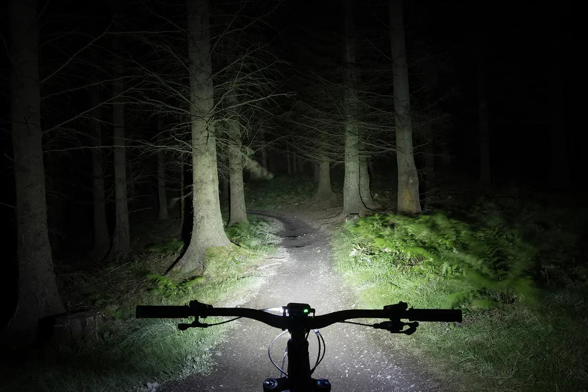 Riding Trails at Night: Why Two Bike Lights Are Better Than One