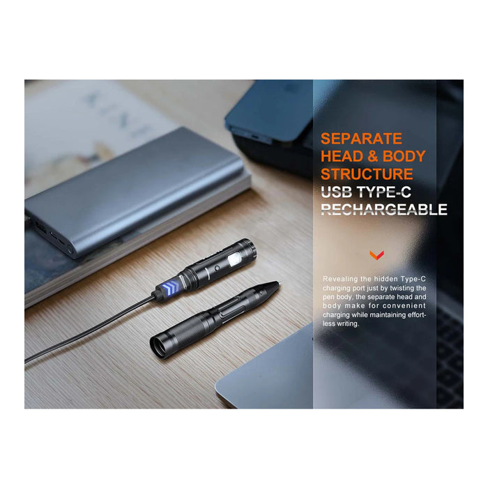 Fenix T6 80 Lumen USB-C Rechargeable Tactical Penlight