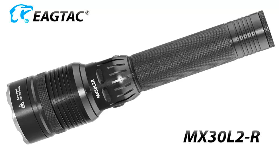 Eagtac MX30L2-R Rechargeable 4500 Lumen Security Torch - 492 Metres