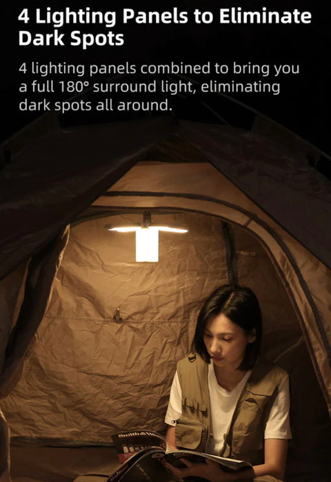 Klarus CL2 Pro 750 Lumen Folding Camping Lantern + Flashlight + Power Bank (14,000mAh)