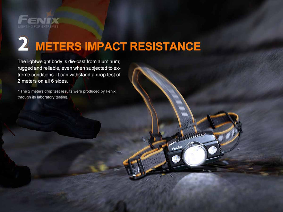 Fenix HP30R V2.0 USB-C Rechargeable Ultra High Performance Spot and Flood 3000 Lumen Headlamp - 270 Metres