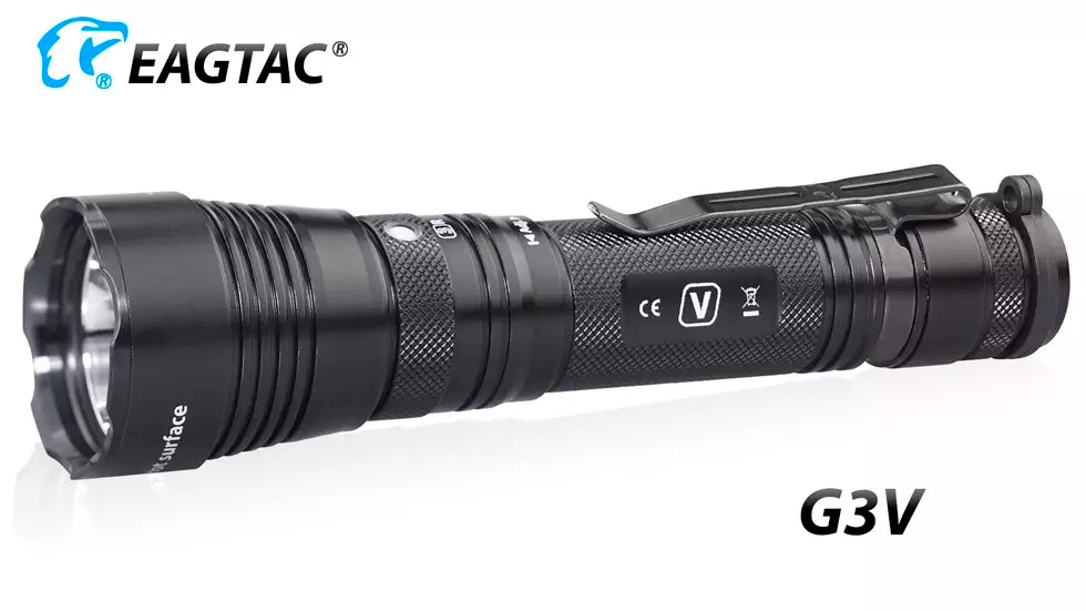 Eagtac G3V Rechargeable 3200 Lumen Tactical Torch - 247 Metres