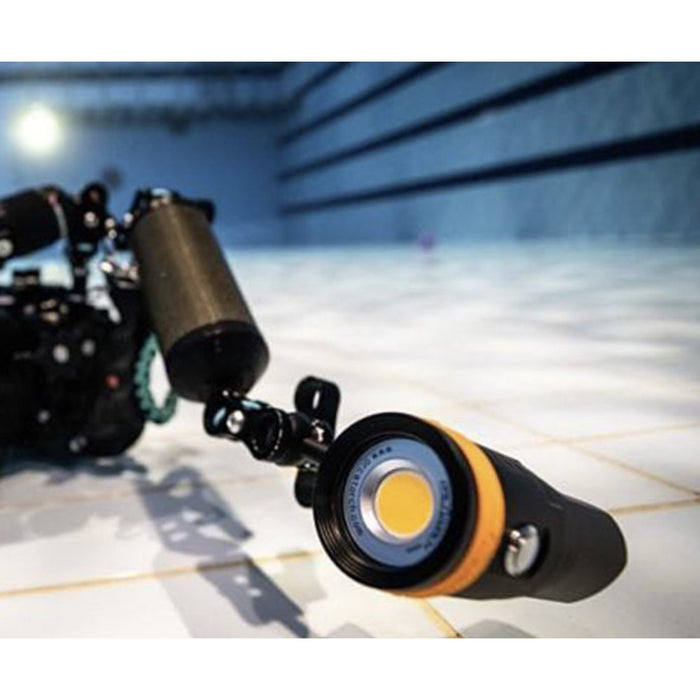 OrcaTorch D910V Rechargeable High CRI Underwater Videography Dive Torch - 5000 Lumens, 150 Metres Diving Depth