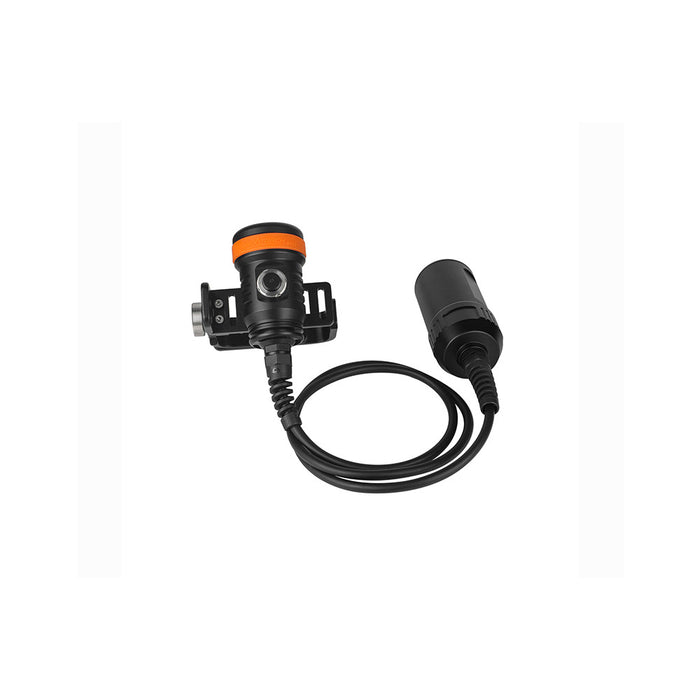 OrcaTorch D620 V2.0 Canister Dive Torch - 2700 Lumens, 150 Metres Diving Depth