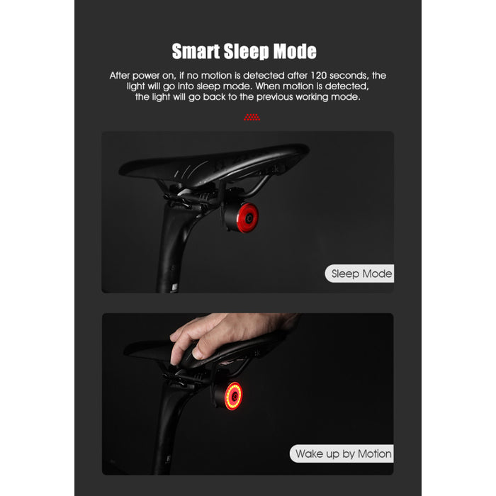 Gaciron LOOP-100 Rechargeable Smart Brake Bike Tail Light