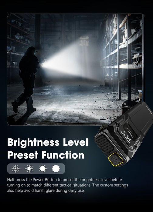 Nitecore EDC23 2500 Lumen High Performance Compact EDC Flashlight