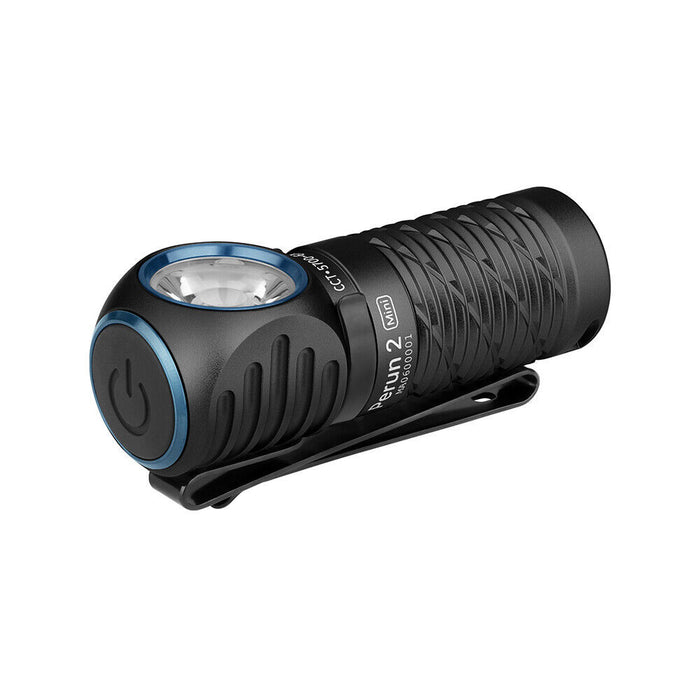 Olight Perun 2 Mini Rechargeable Red and White LED Headlamp/Handheld - 1100 Lumens, 150 Metres