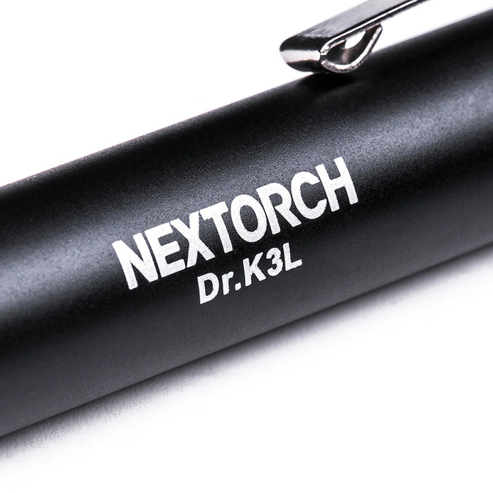 NEXTORCH Dr.K3L Dual Light Medical Penlight – 2AAA – Yellow Light and White Light