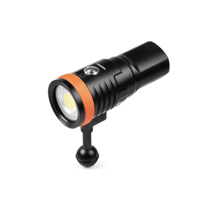 OrcaTorch D910V Rechargeable High CRI Underwater Videography Dive Torch - 5000 Lumens, 150 Metres Diving Depth