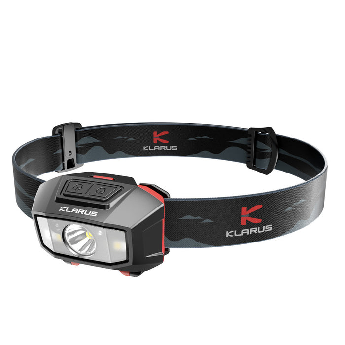 Klarus HM2 270 Lumen Motion-Controlled 3AAA Red/White LED Headlamp - 81 Metres