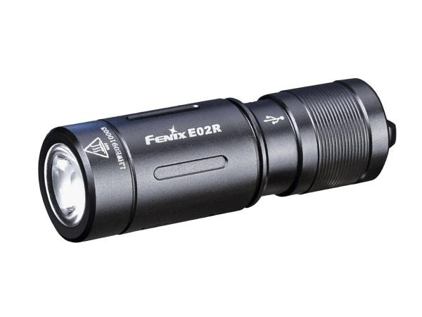 Fenix E02R Rechargeable Keychain Light - 200 Lumens, 49 Metres