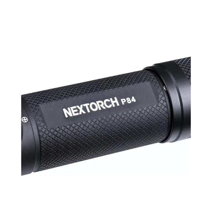 NEXTORCH P84 Rechargeable Duty Flashlight with Red and Blue Signal Light