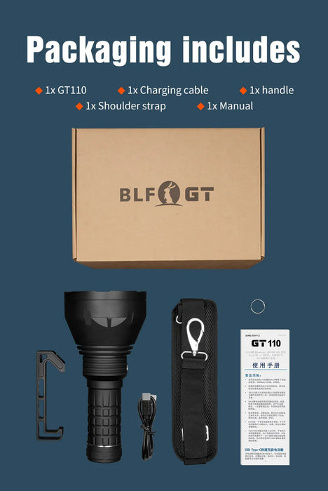 Lumintop GT110 Rechargeable Ultra Long 2.7km Throw Searchlight - 7000 Lumens