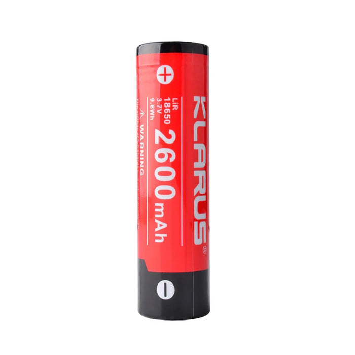 Klarus 18650 Rechargeable 2600mAh Rechargeable, 18650BAT-26