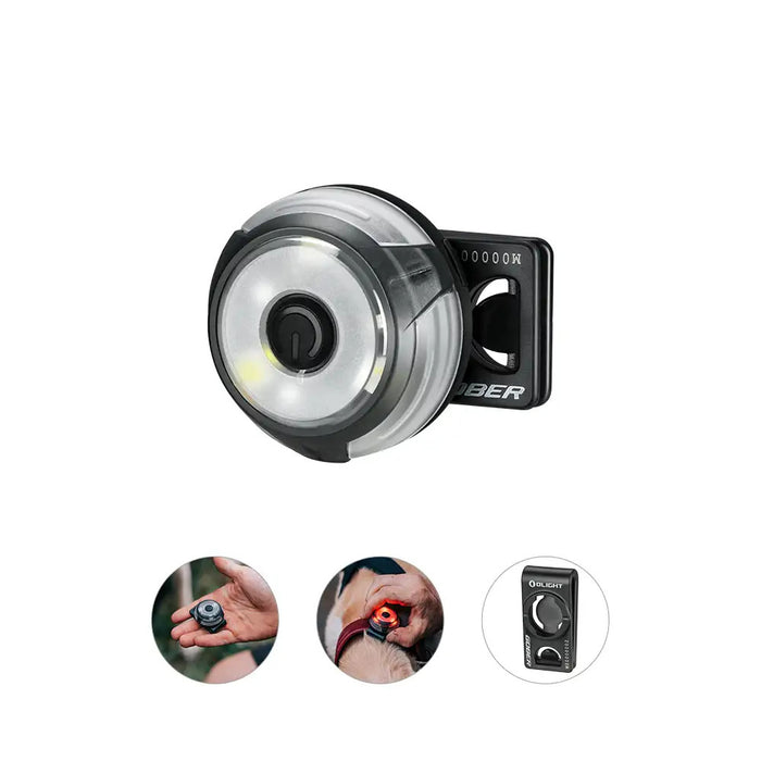 Olight GOBER Rechargeable Safety Light with Four Light Colours - Red, Green, Blue, White LED