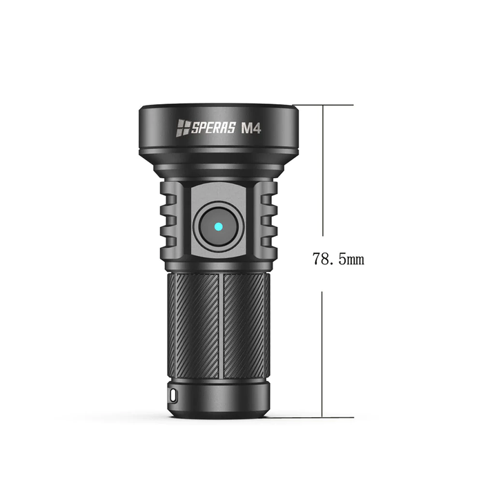 SPERAS M4 Mini Rechargeable 1320 Lumen EDC Torch - 652 Metres