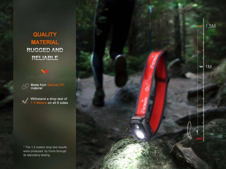Fenix HL16 450 Lumen AAA Running Headlamp - 104 Metres