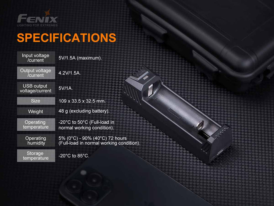 Fenix ARE-X1 V2.0 Single Channel Smart Charger