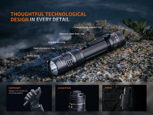 Fenix PD45R ACE 3200 Lumen USB-C Rechargeable LED Torch - 410m