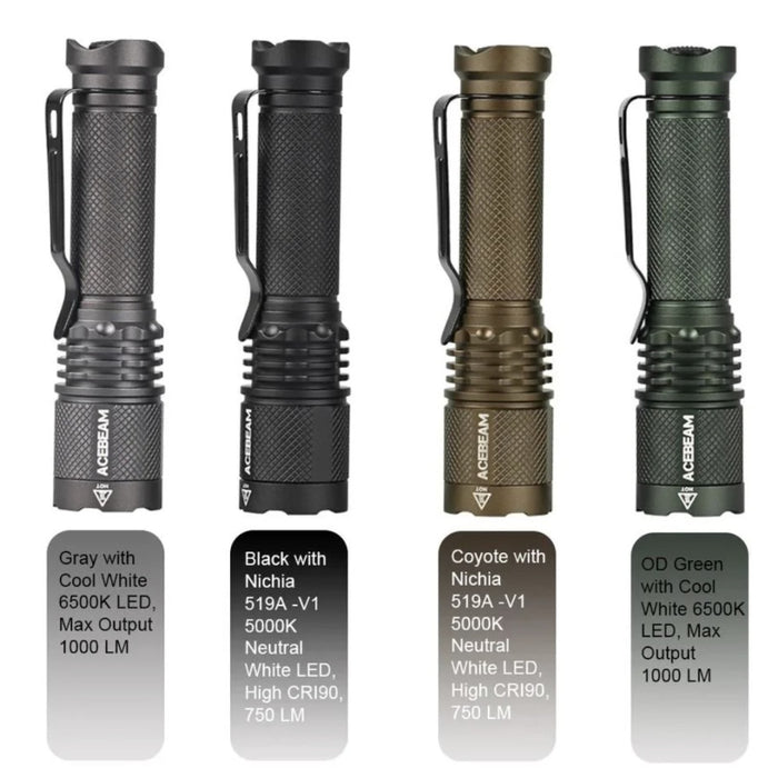 AceBeam TAC AA Pocket Flashlight