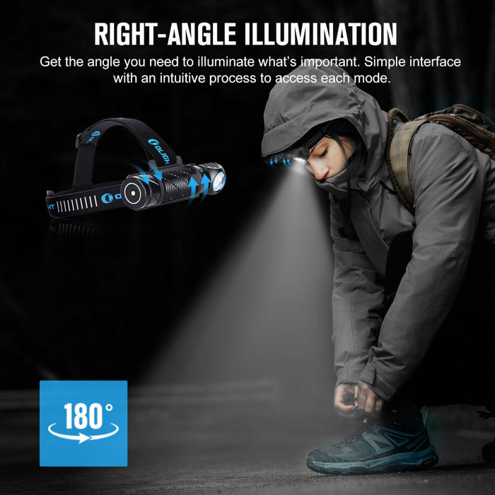 Olight Perun 2 2500 Lumen Rechargeable Headlamp/Handheld - 166 Metres