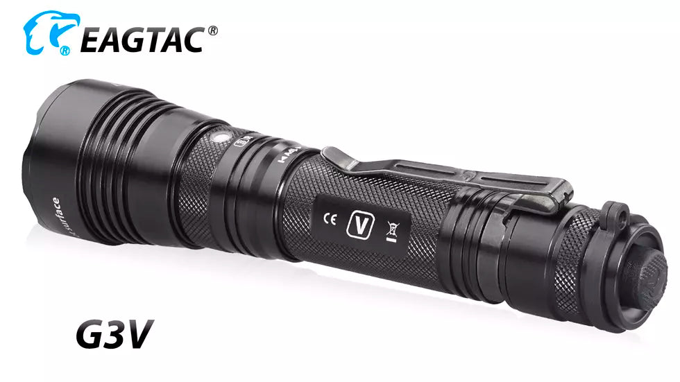 Eagtac G3V Rechargeable 3200 Lumen Tactical Torch - 247 Metres