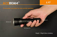 AceBeam L17 2000 Lumen Compact Ultra Long Throw Flashlight