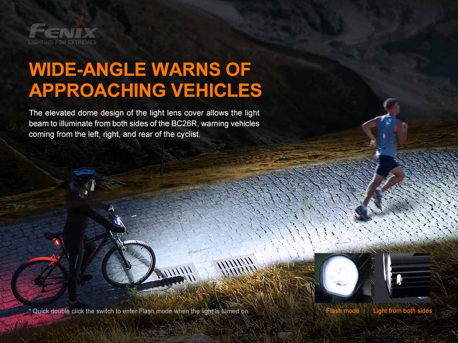 Fenix BC26R 1600 Lumen LED Rechargeable Bicycle Light