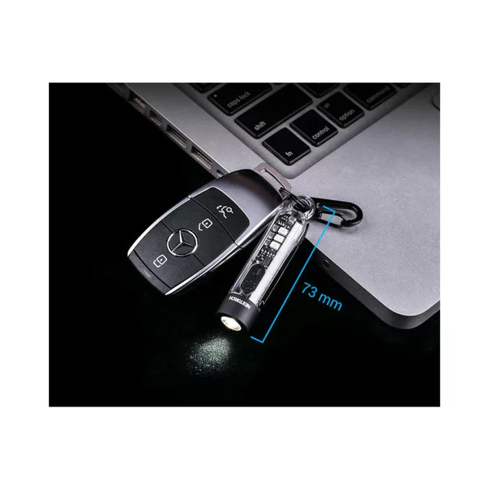 NEXTORCH K40 Rechargeable White/Red/Blue + UV Keychain Torch