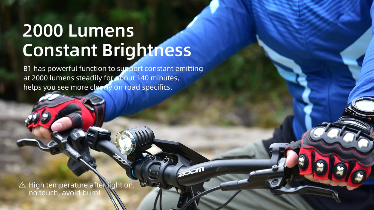 Wuben B1 Rechargeable 3600 Lumen Bike Light