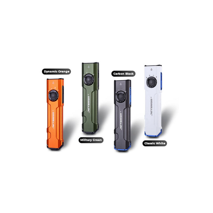 JETBeam E26-UV KUNAI Rechargeable Pocket Torch with 365nm UV and 5mW Green Laser - 2000 Lumens