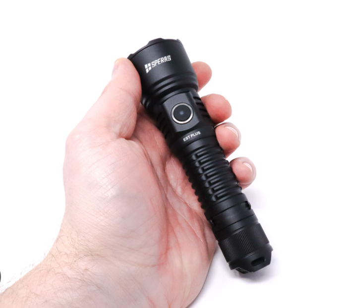 SPERAS EST PLUS Rechargeable Long Range 1600 Lumen Torch - 726 Metres