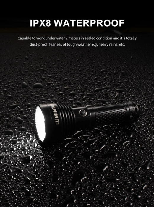 Lumintop GT Mini 5.0 Rechargeable Compact Long Throw Flashlight – 1600 Lumens, 1000 Metres