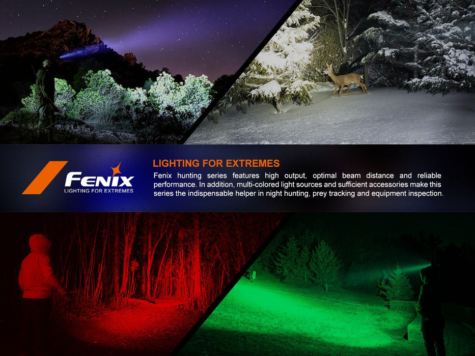 Fenix HT18R Hunting Flashlight Kit - 2800 lumens, 1100 Metres