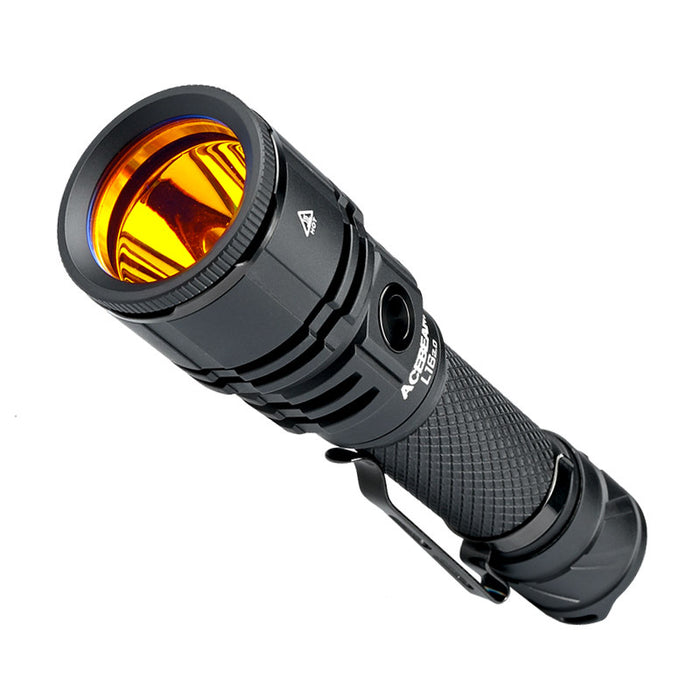 AceBeam L16 2.0 Rechargeable Compact Tactical Flashlight - 2100 Lumens, 670 Metres