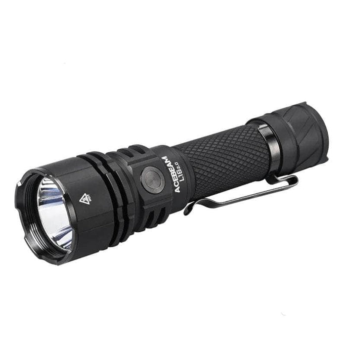 AceBeam L16 2.0 Rechargeable Compact Tactical Flashlight - 2100 Lumens, 670 Metres