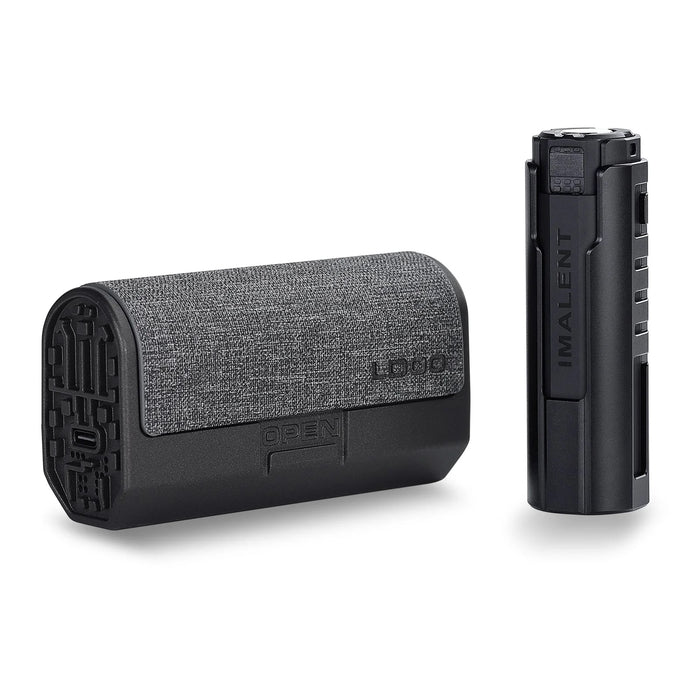 Imalent LD35 Rechargeable EDC Flashlight with Wireless Charging Case – 1200 Lumens, 328 Metres