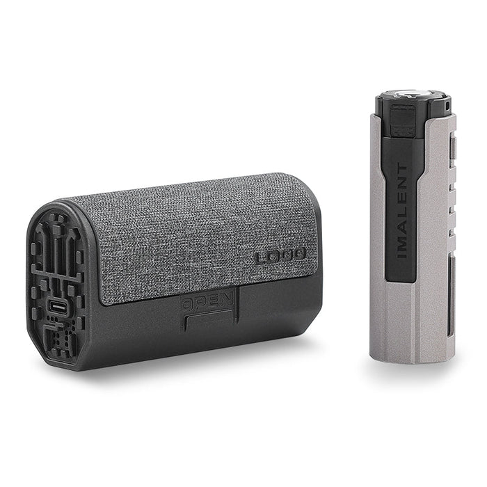 Imalent LD35 Rechargeable EDC Flashlight with Wireless Charging Case – 1200 Lumens, 328 Metres