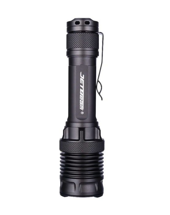 JETBeam M37 PRO Rechargeable High Performance Tactical Torch - 3700 Lumens, 465 Metres