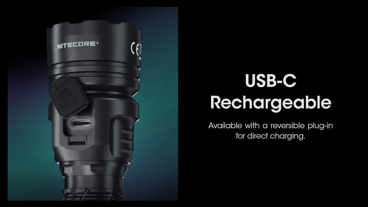 Nitecore MH25 Pro Rechargeable Long Range Torch - 3300 Lumens, 705 Metres
