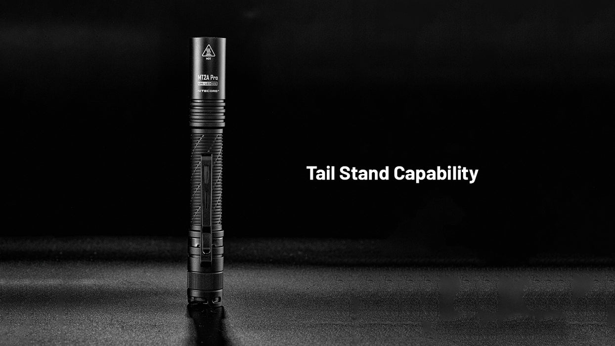 Nitecore MT2A Pro Rechargeable AA Compatible Pen Light - 1000 Lumens, 255 Metres