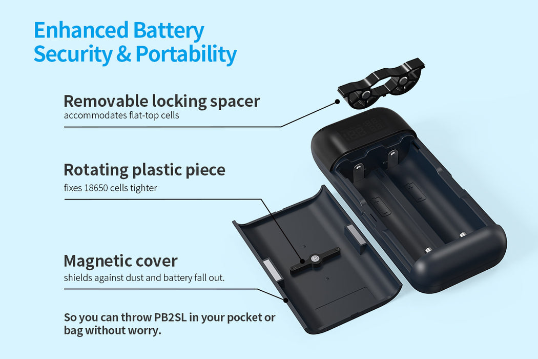 XTAR PB2SL Battery Charger and Power Bank