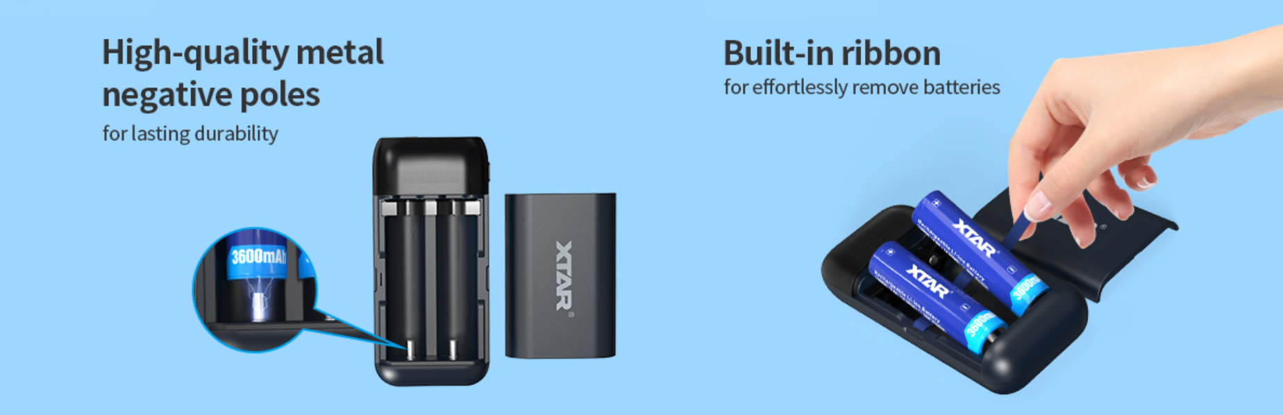 XTAR PB2SL Battery Charger and Power Bank