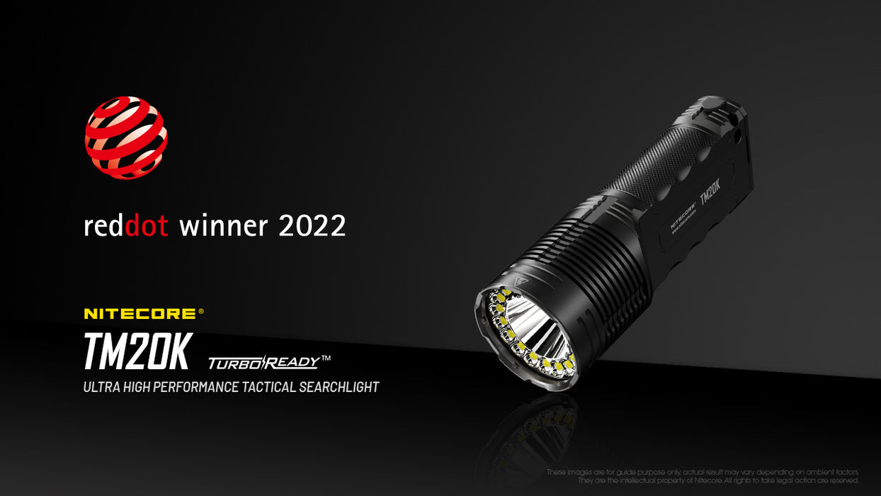 Nitecore TM20K Rechargeable High Performance Searchlight - 20,000 Lumens, 290 Metres