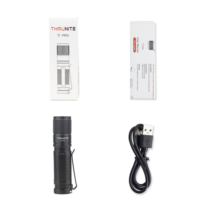 ThruNite Ti Pro EDC Mini Pocket Torch – 1012 Lumens, 127 Metres